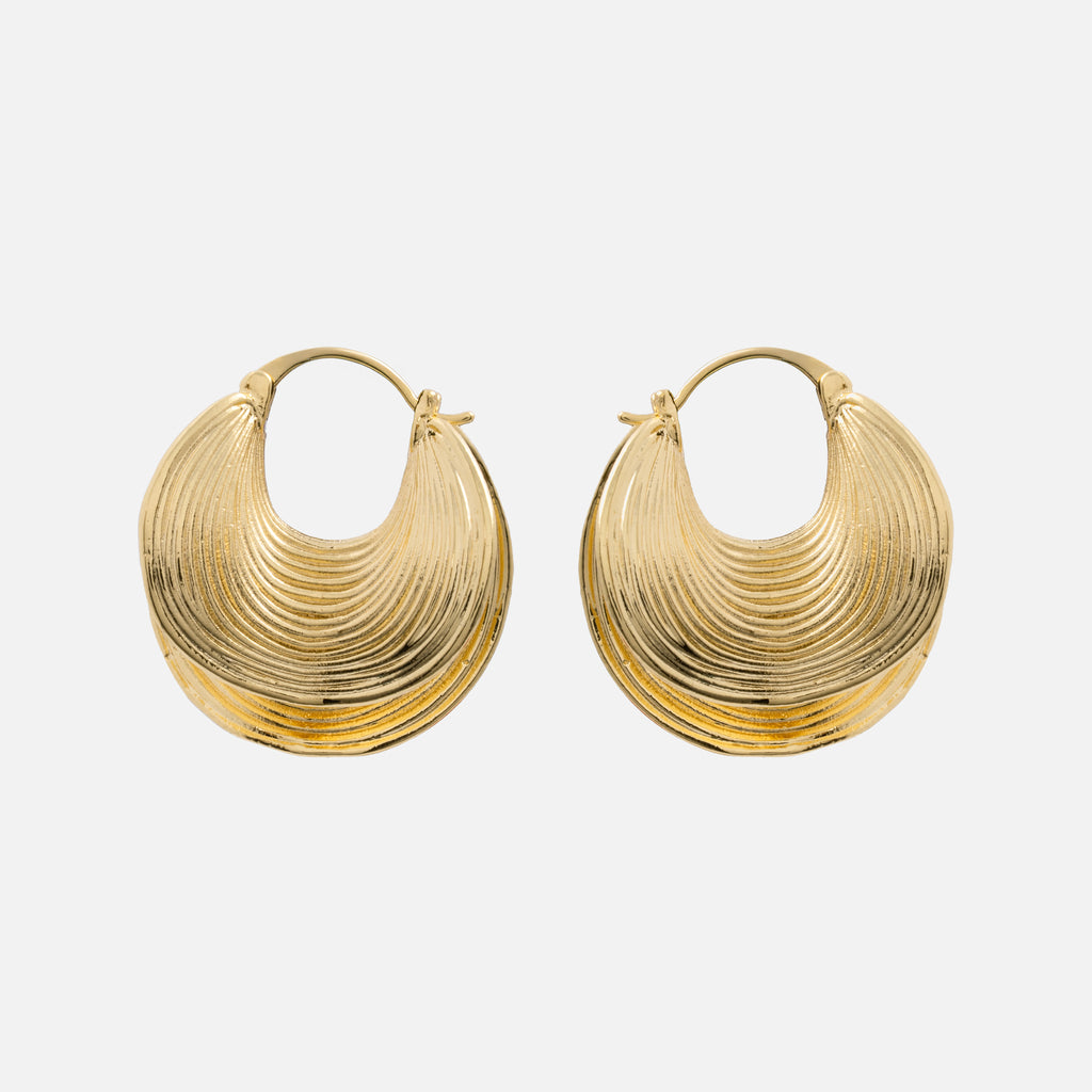 Waterproof tarnish free statement earrings
