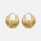 Waterproof tarnish free statement earrings
