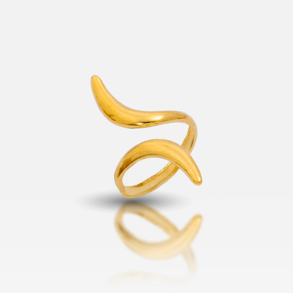  Waterproof tarnish free statement ring

